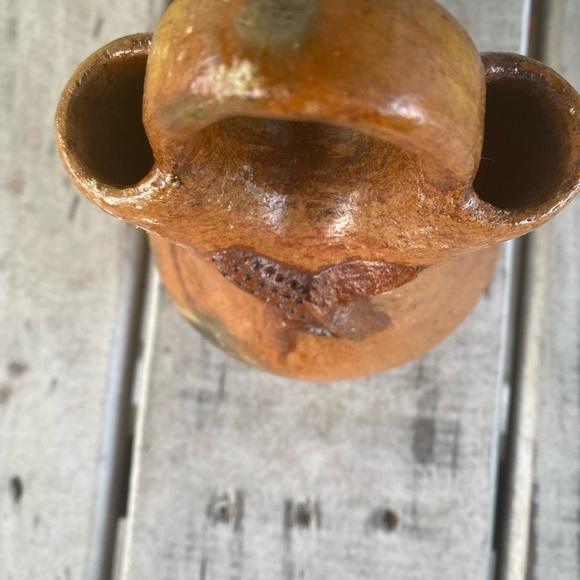 Vintage Navajo Traditional Handcrafted Wedding Vase Symbolizing Union 6 1/4” - Picture 6 of 11